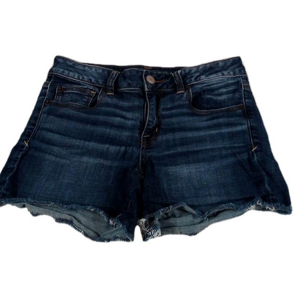 Women's American Eagle Shortie Super Stretch Denim Shorts Size 8